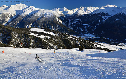 Female skier, Aussois