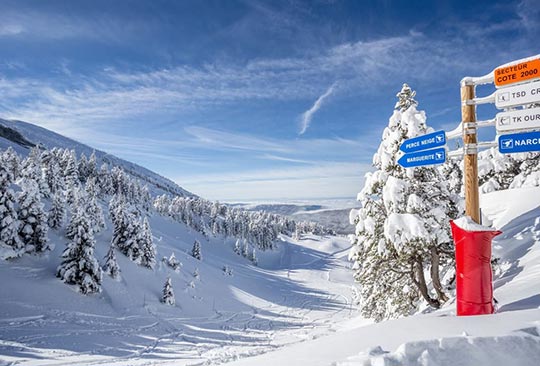 Villard-de-Lans ski resort, in the Vercors region of France