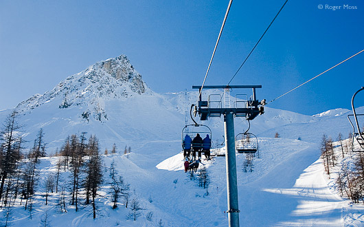 Chairlift at Serre Chevalier