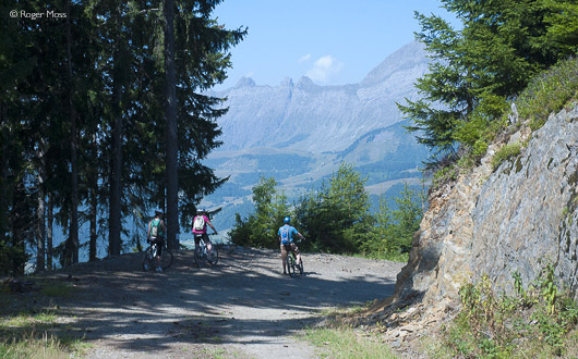 Mountain-biking, Les Saisies, Val d'Arly