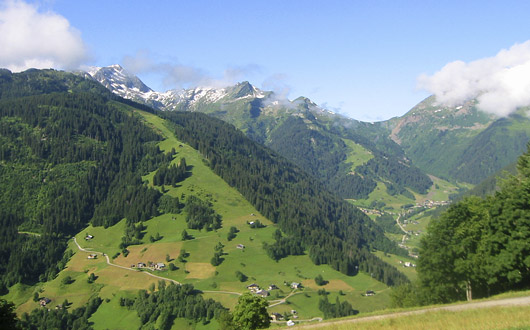 Beaufortain, mountain view Areches