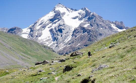 Footpath to the Lac de la Sassiere, Haute Tarentaise