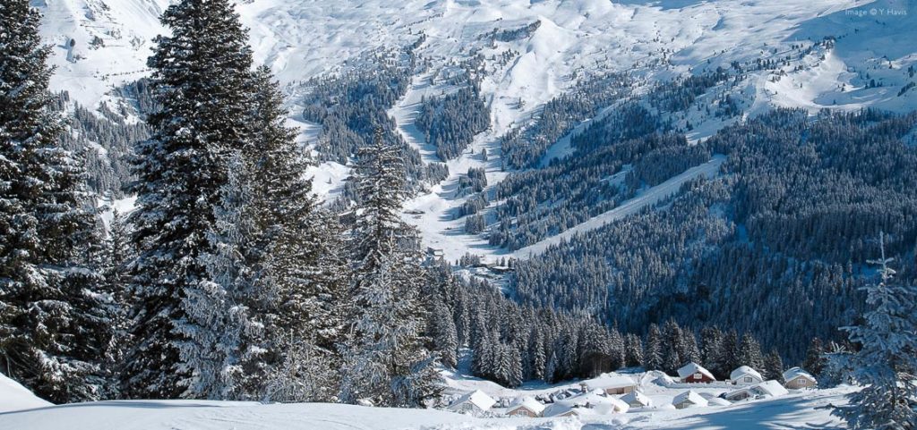 Flaine ski resort, Grand Massif, French Alps