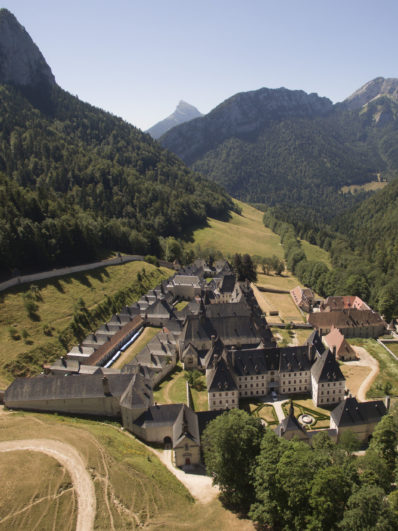 Vue aerien Monastère Grande Chartreuse