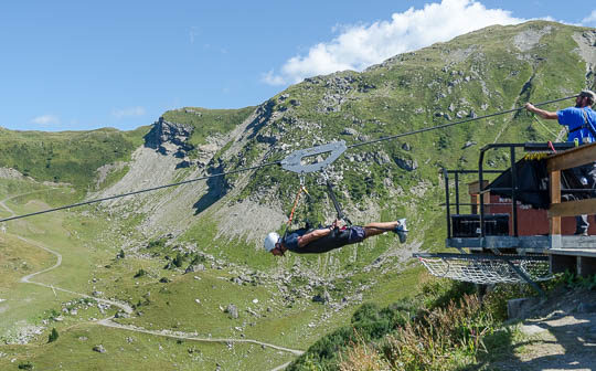 Launching off on the Fantasticable, Châtel