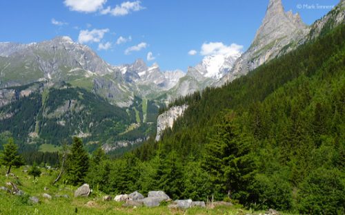 Above Pralognan looking towards the Grande Casse