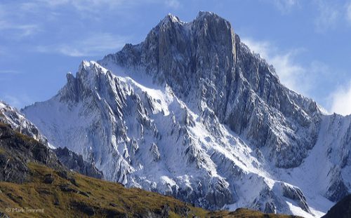 Snow-covered La Dent Parrachee