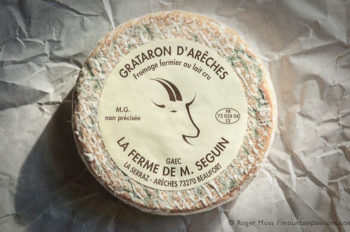 Grataron d'Arêches cheese