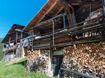 Traditional French Alpine chalet