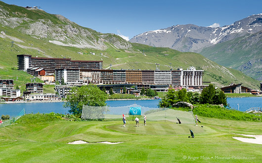 Golf course, Tignes