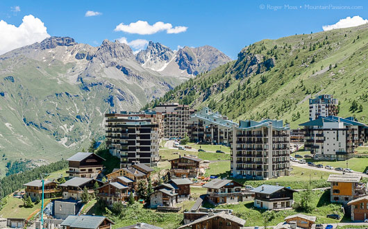 Tignes le Lavachet, summer general view