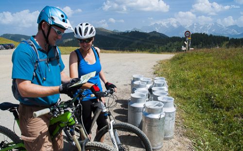 Cycling in Les Saisies