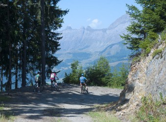 Mountain biking from Les Saisies