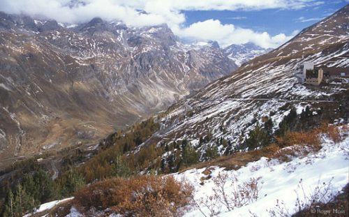 The Fornet cable-car is the first stage in a long haul for skiers heading to the Glacier du Grand Pisaillas above Val d’Isère.