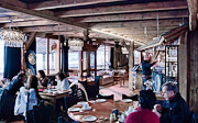 Le Sporting restaurant interior, Alpe d'Huez