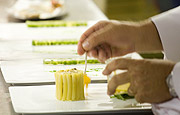 Michelin star cuisine at La Bouitte restaurant, St Martin de Bellville