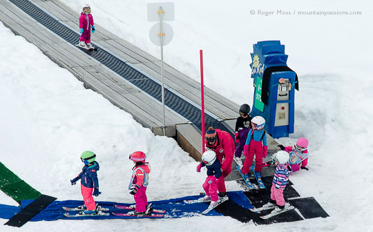 ESF Piou Piou Club, Les Eucherts, La Rosière, French Alps