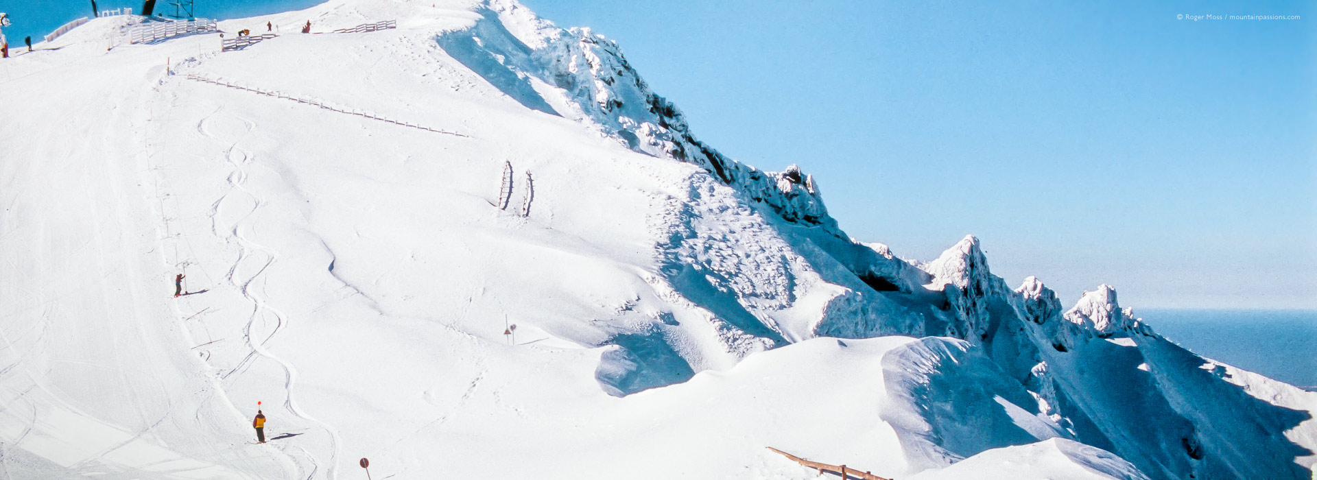 Preparing highest pistes at Le Mont Dore