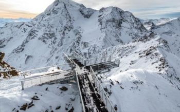 Aiguille Rouge viewing platform, Les Arcs, French Alps