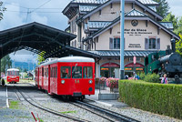 Montenvers Mer de Glace, train in Chamonix station