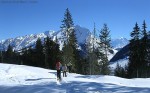 snowshoeing, Manigod, Les Aravis