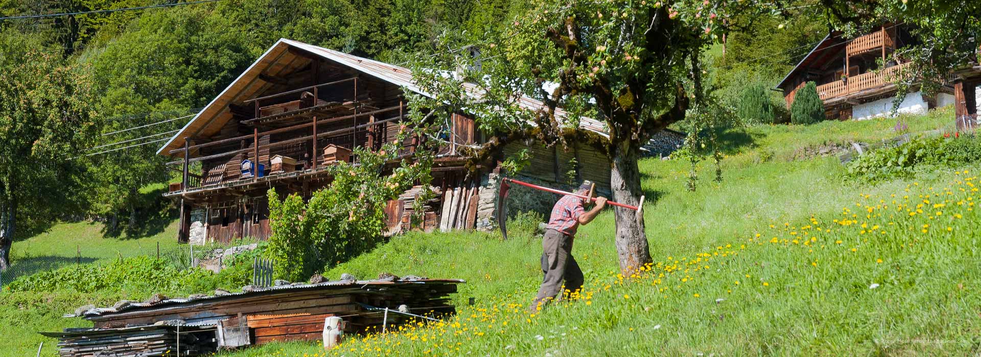 Traditional Alpine chalet, near Hauteluce, French Alps