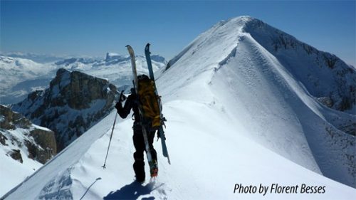 Ski touring in the Dévoluy – summit in view