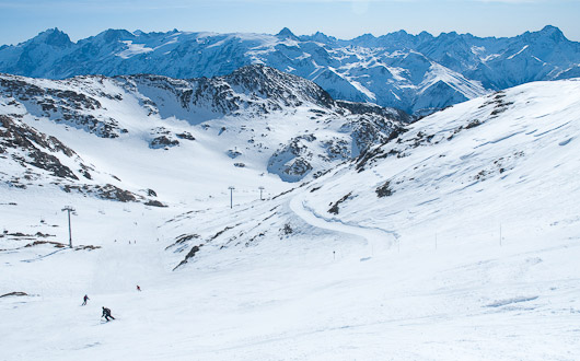 The Sarenne piste, Alpe d'Huez