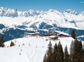 Alpette summit with Massif des Aravis in background