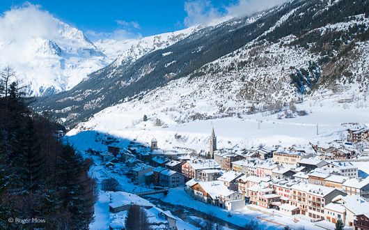 Lanslebourg village, Val Cenis Vanoise, Maurienne, French Alps