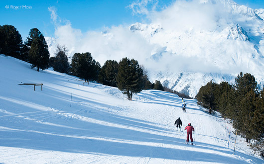 Flambeau blue piste, Val Cenis