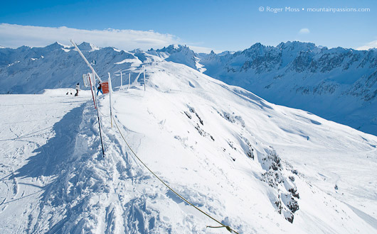 Crocus, blue graded piste, Valloire