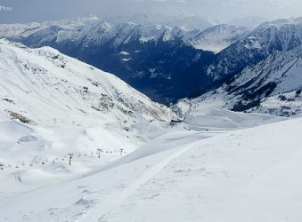 Cauterets and the view over the Pyrenees.