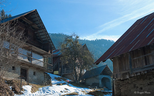 Pretty chalets at Cohennoz.