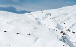 The Roselette chairlift providing access to the Hauteluce sector.