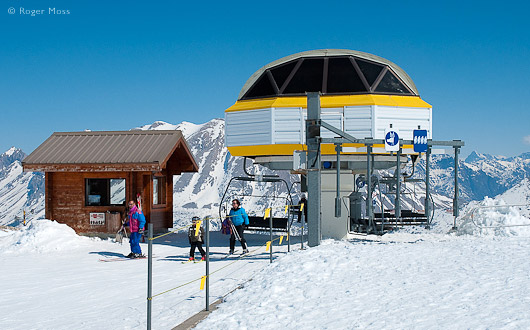 Ski-lift, family, Le Devoluy