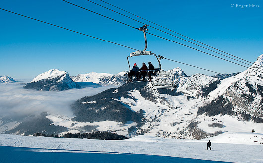 Ski-lift, Le Grand Bornand