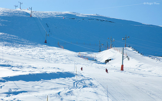 Hautacam hides its best terrain and best scenery until the end of the draglift hauls.