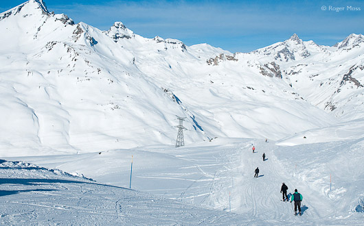 Col piste, La Thuile