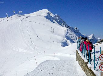 Top of Le Mont Dore cable car station.