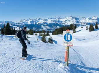 The Saint Gervais sector offers a variety of entertaining tree-lined descents, amid truly spectacular scenery.