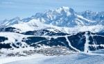 Les Saisies village from Mont Bisanne