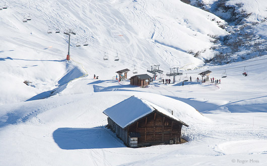 The Douce chairlift, Les Saisies.