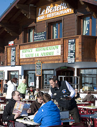Le Benetton Bar Restaurant, Col de la Legette, Les Saisies
