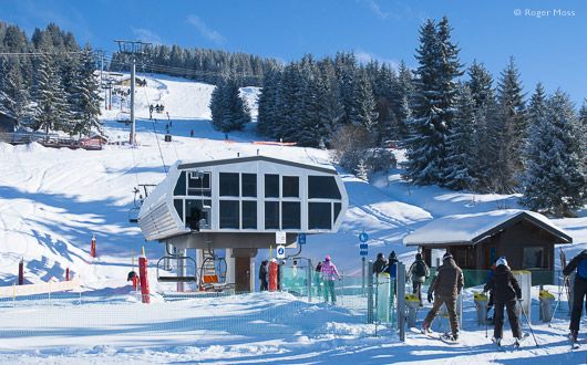 SuperMorzine is the gateway to routes to Avoriaz and beyond.