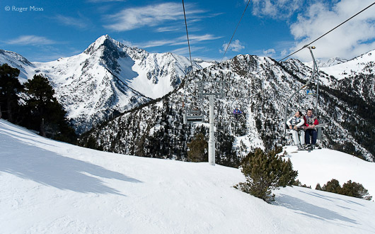 Chairlift from Lac d'Oule, Saint Lary