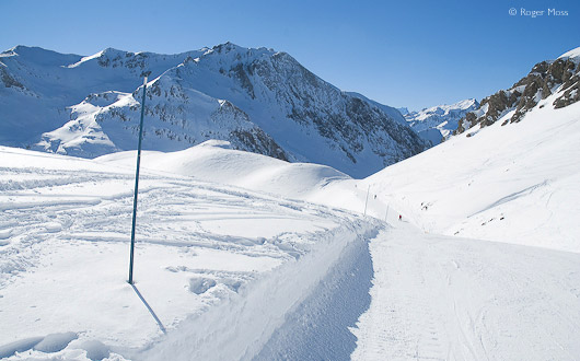 Excellent snow quality in Combe, Valfrejus