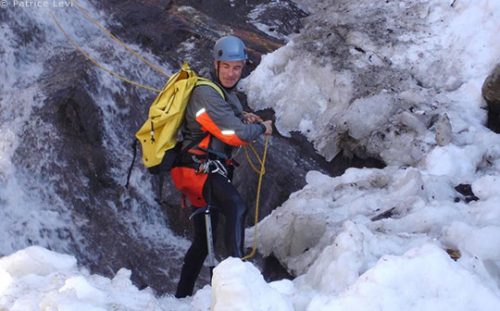 winter canyoning