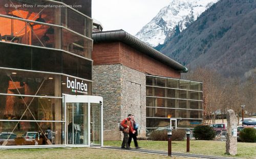 Balnéa thermal spa, Val Louron near Peyragudes, French Pyrenees