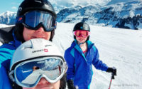 Paddy Daly and family skiing at Areches-Beaufort, French Alps